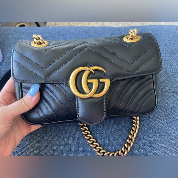 Gucci Marmont Mini Shoulder Bag - Picture 1 of 17